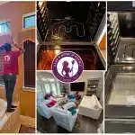 Lupe's Team Cleaning & Before & After of Oven