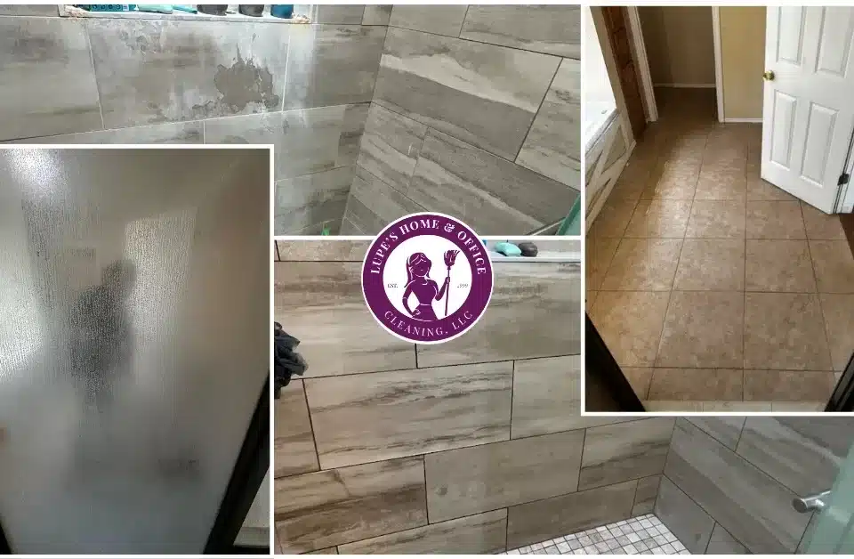 Before & After of Shower Walls & Shower Glass Door