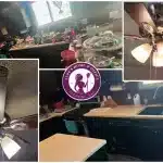 Before & After of Kitchen Counter & Ceiling Fan