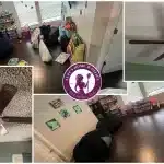 Before & After ceiling fan and living area